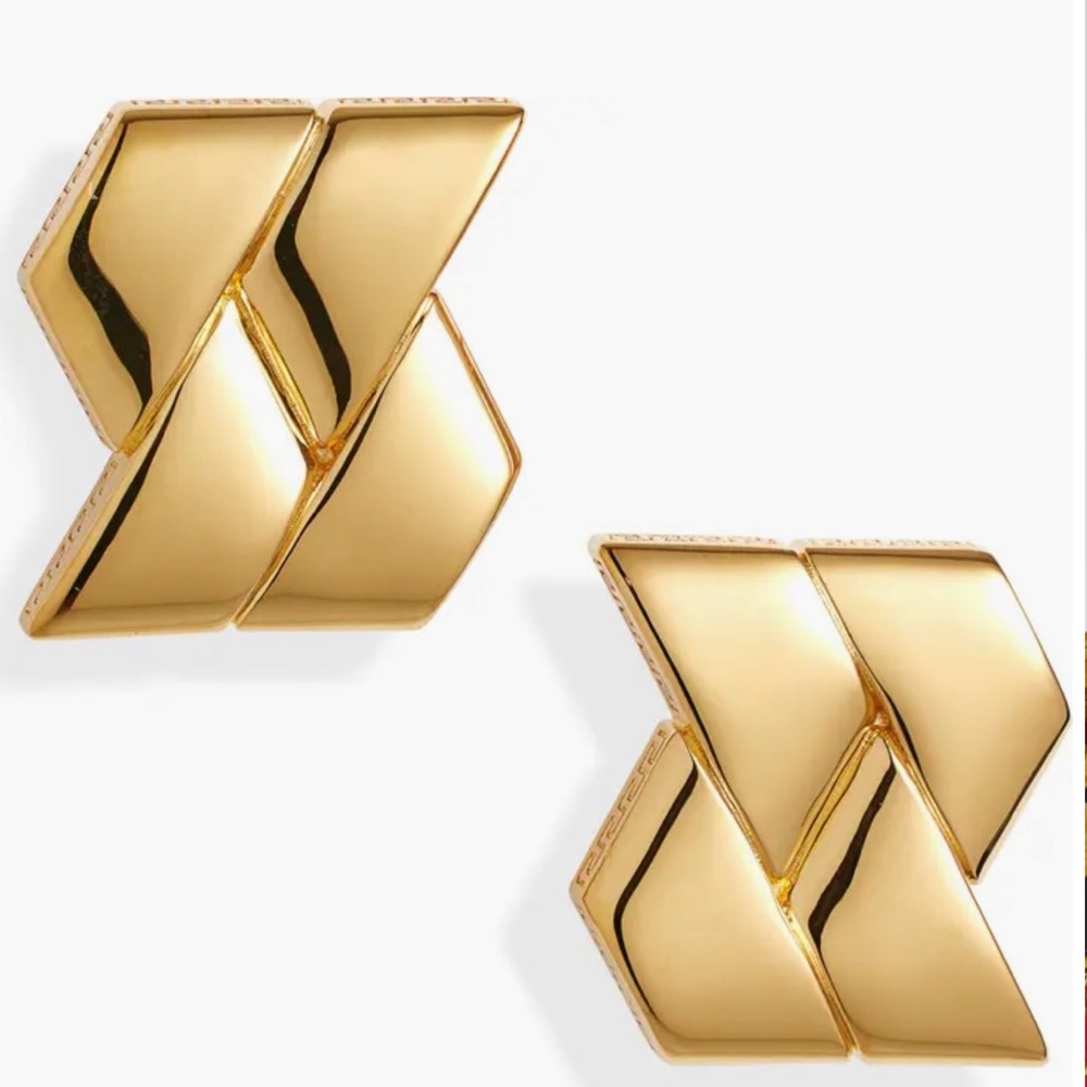 Versace Gold Bind Earrings